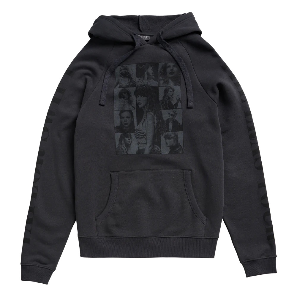 Taylor Swift The Eras Tour US Dates Black Hoodie